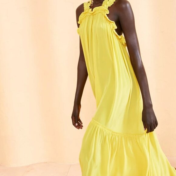 NWOT ULLA JOHNSON Celeste Dress in Sunsprite XS $890